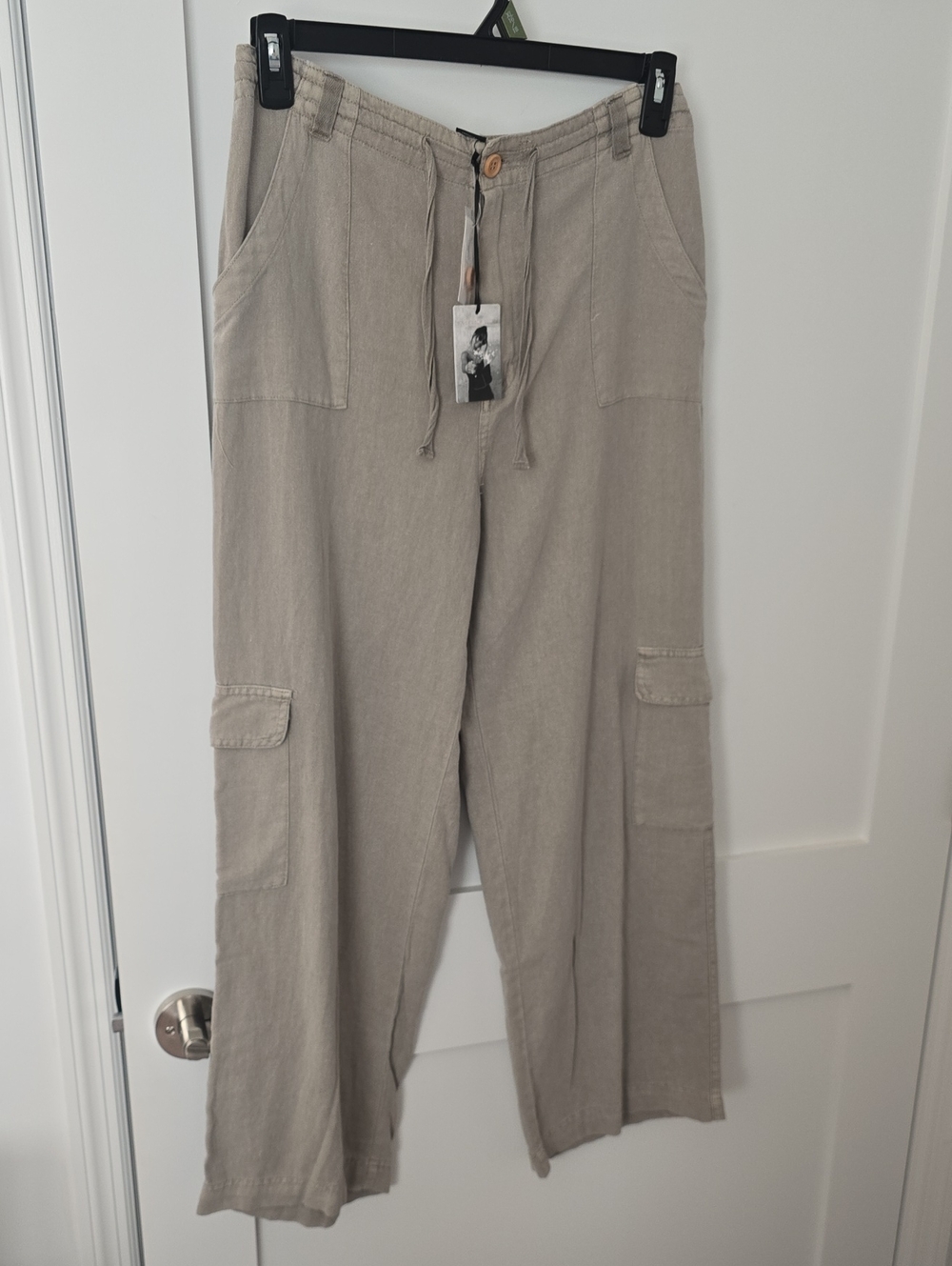 Sincerely Jules Ladies  Cargo Pants in Stone Taupe